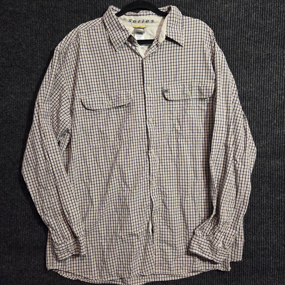 The North Face A5 Series Plaid Button-Down Shirt Men's XL Cotton Gorpcore